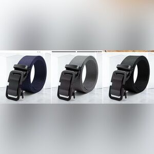 Stylish Men's Belt jeans belt, large size webbing nylon belt 48”